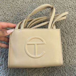 Small nude Telfar bag